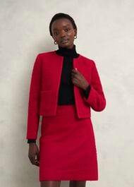 Rosa Skirt With Wool, Rowan Red, hi-res