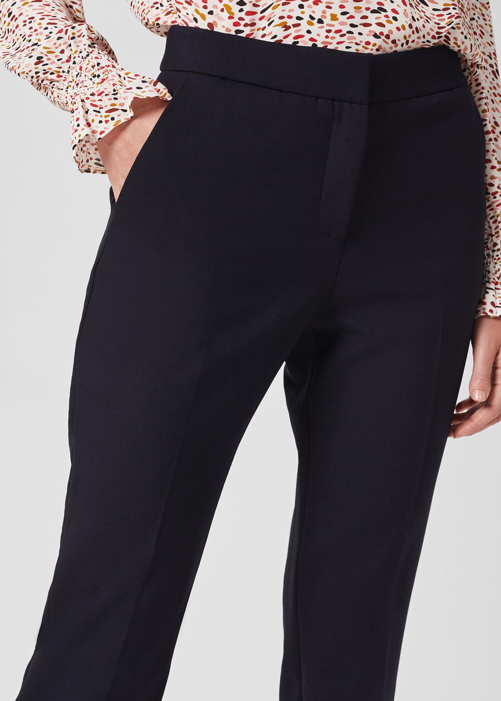 Petite Gael Pants, Navy, hi-res
