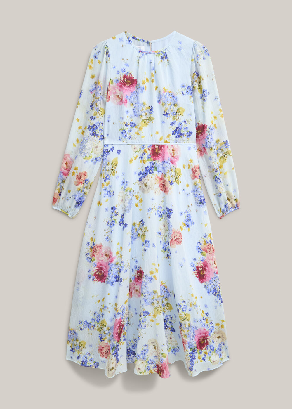 Petite Constance Dress, Pale Blue Multi, hi-res