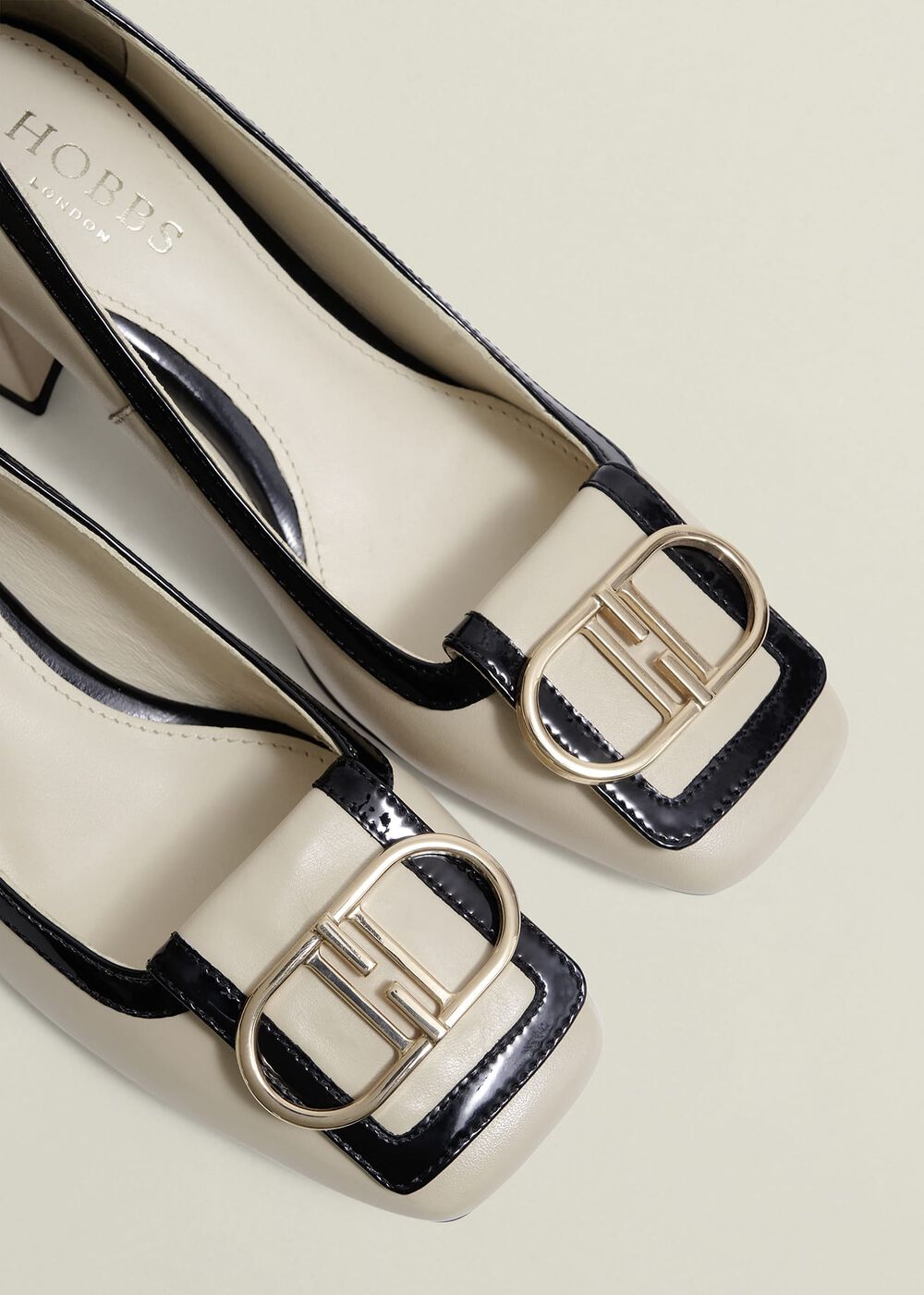 Lexia Pumps, Beige Black, hi-res