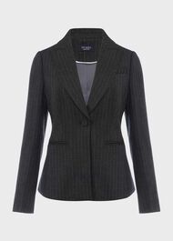 Chelsea Jacket, Charcoal Ivory, hi-res