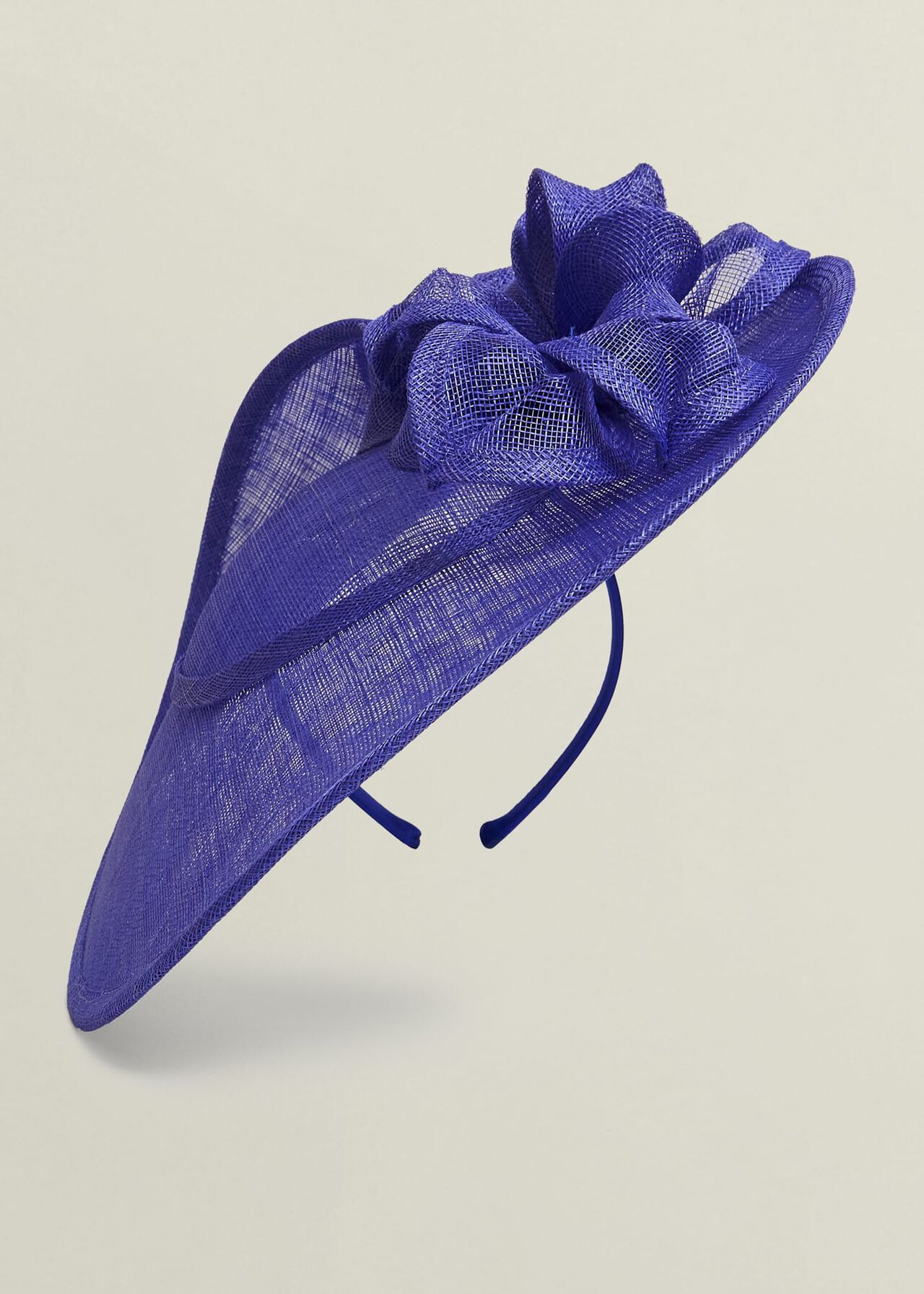 Elaina Fascinator, Allium Blue, hi-res