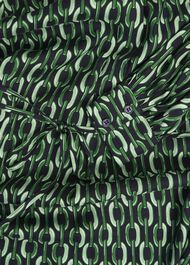 Petite Florian Dress, Navy Green, hi-res