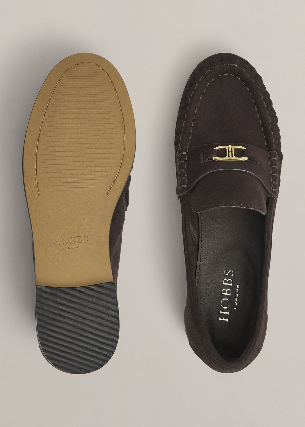 Alana Loafers, Chocolate Brown, hi-res