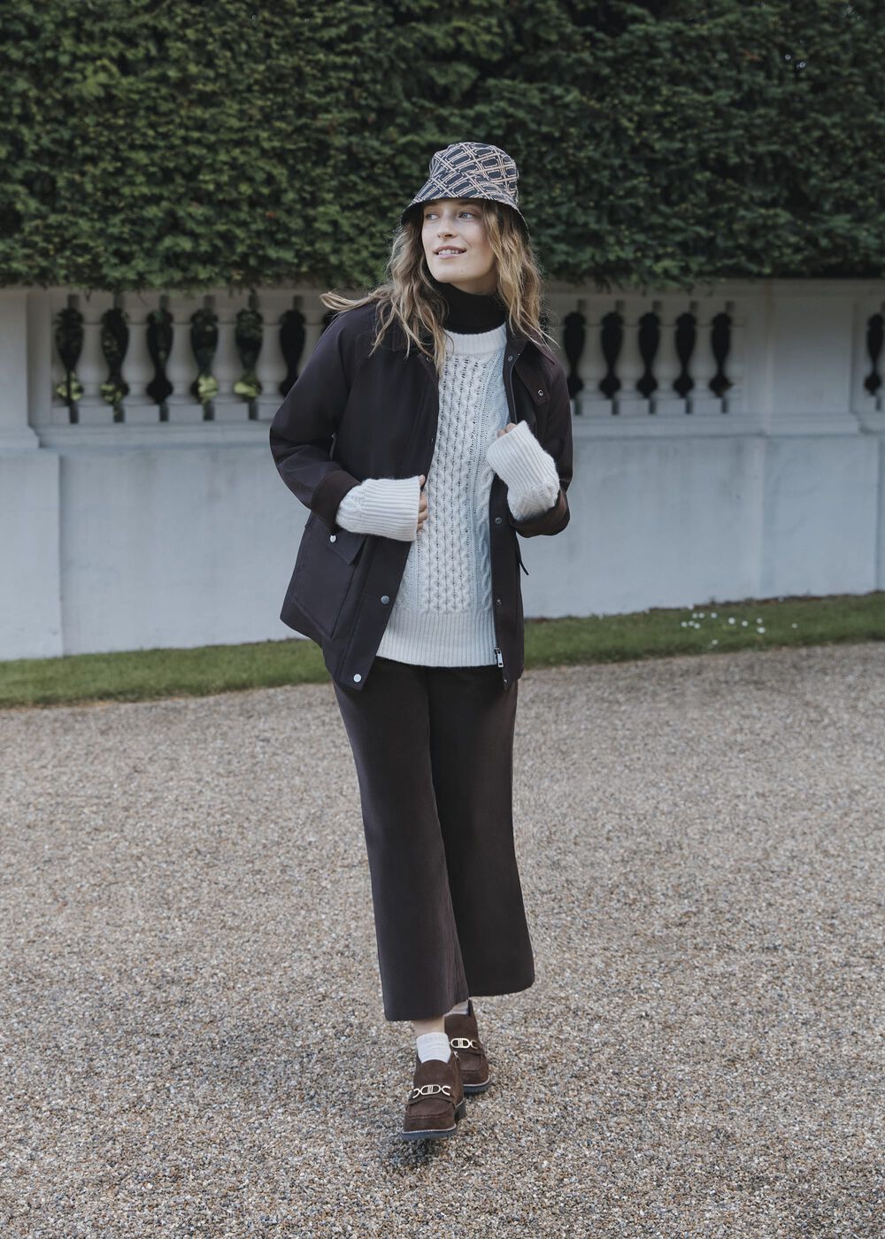 Gabby Barn Jacket, Chocolate, hi-res