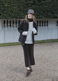 Gabby Barn Jacket, Chocolate, hi-res