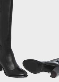 Nell Long Boot, Black, hi-res