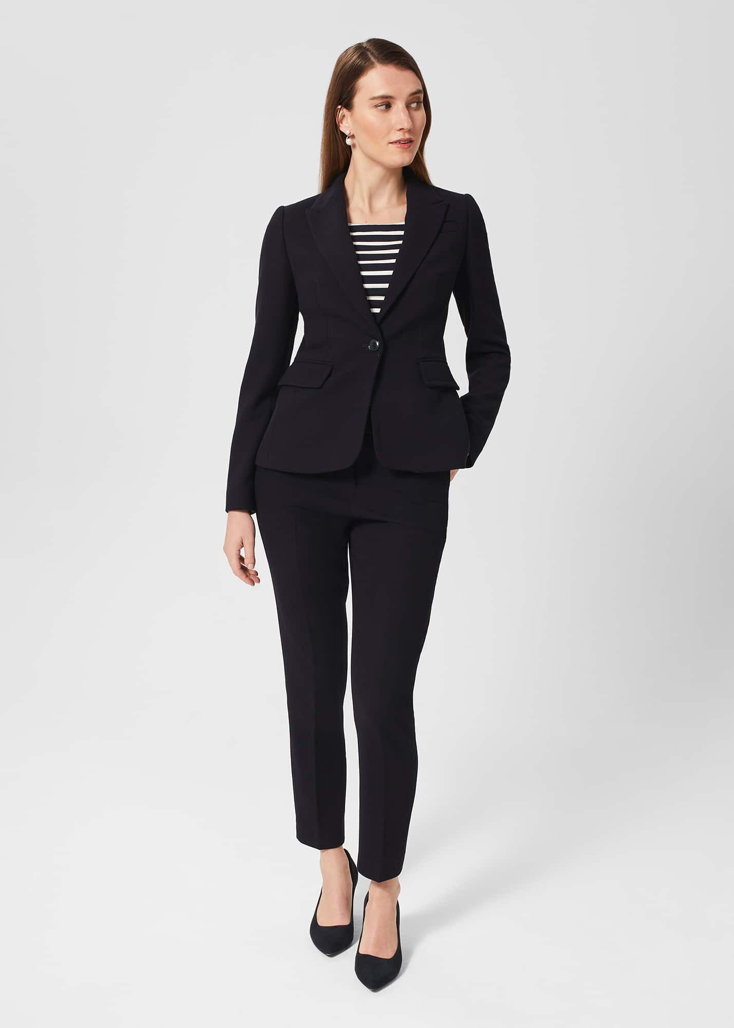 SUSIELADY Women's Blazer Suits Two Piece Solid Work Pant Suit India | Ubuy