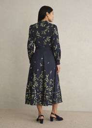 Annie Floral Embroidered Skirt, Midnight Multi, hi-res