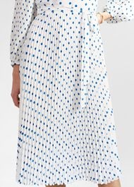 Tallulah Dress, Ivory Blue, hi-res