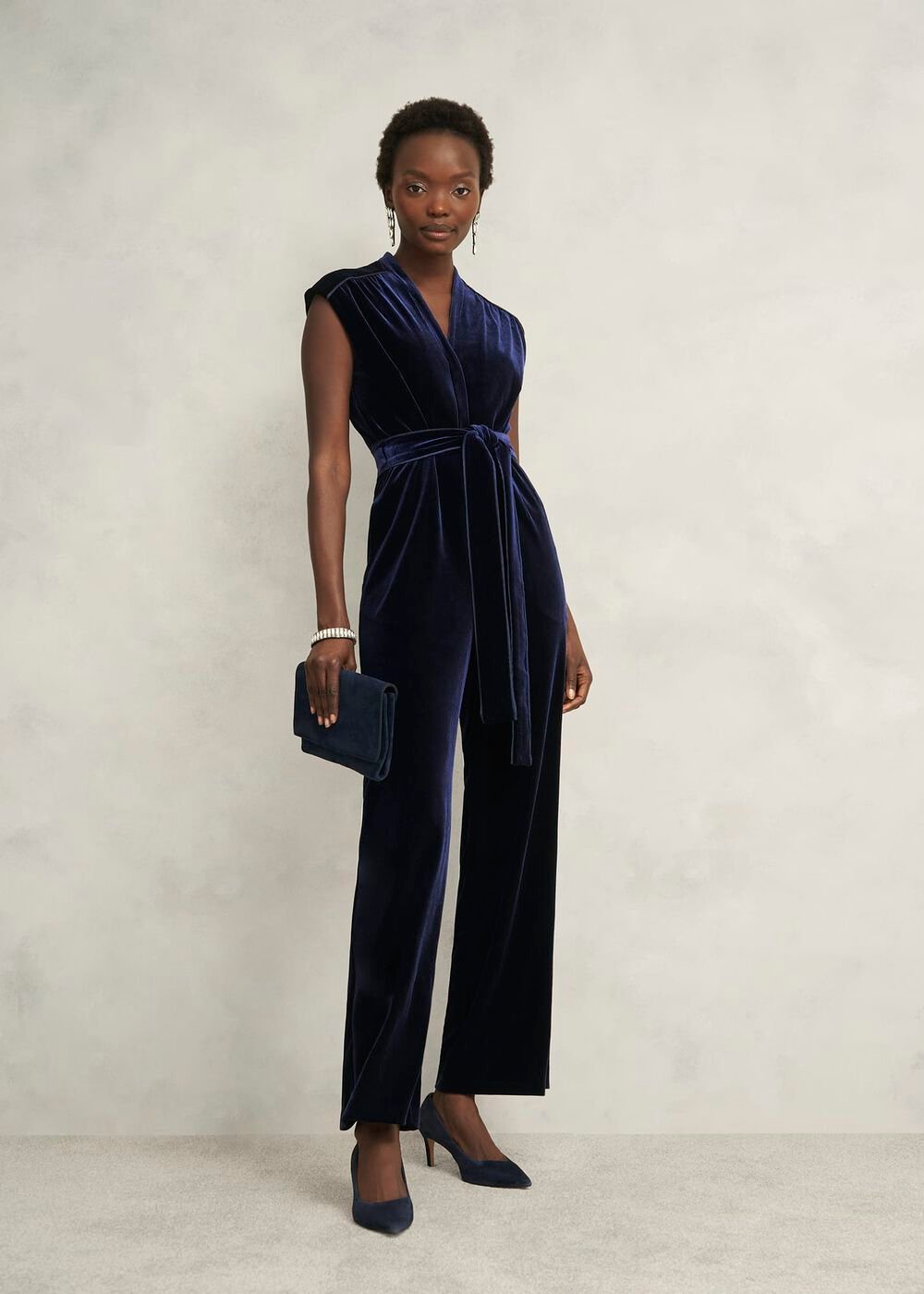 Olive Jumpsuit, Midnight Navy, hi-res