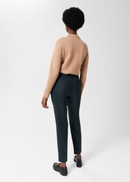 Gael Wool Blend Pants, Deep Pine Green, hi-res