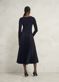 Petite Lucinda Dress, Hobbs Navy, hi-res
