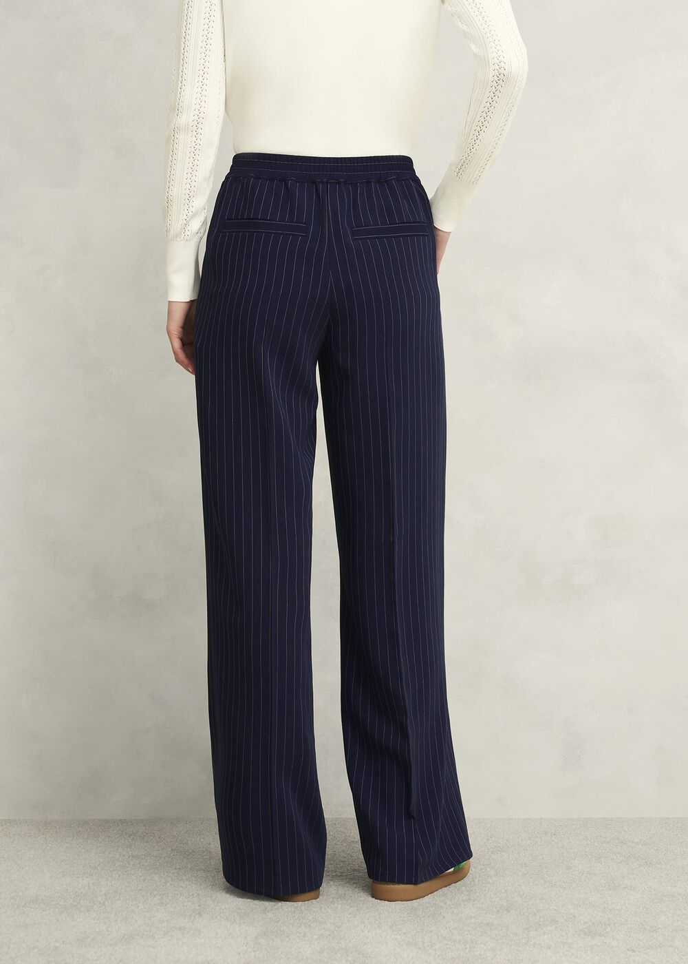 Hadley Pinstripe Pants, Midnight Ivory, hi-res