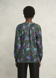 Edna Floral Top, Green Multi, hi-res
