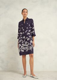 Marci Dress, Navy Multi, hi-res