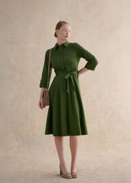 Petite Brigitta Dress, Pine Green, hi-res