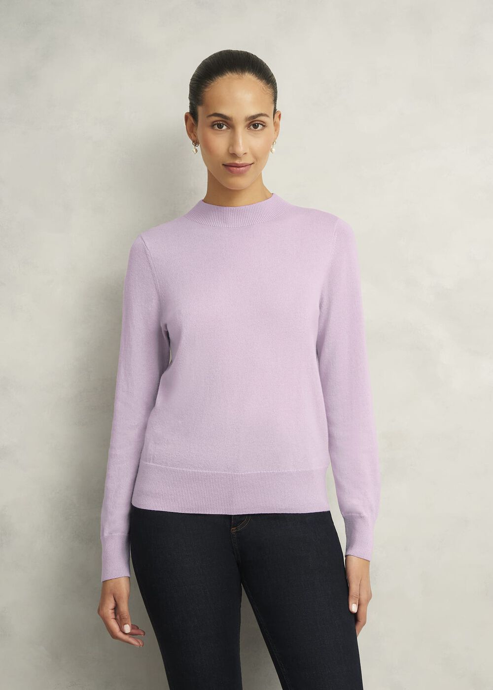 Indah Sweater With Cashmere, Dusted Pink, hi-res