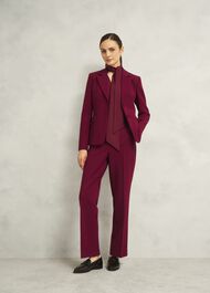 Mabel Straight Pants, Beryl Red, hi-res