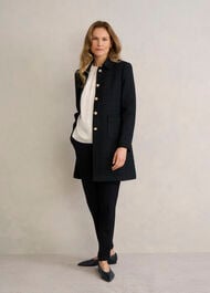 Valentina Ballet Flats, Black, hi-res