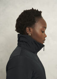 Amalie Puffer Coat, Black, hi-res