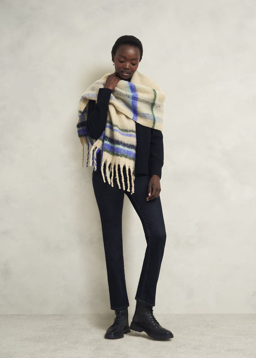 Helen Scarf, Beige Multi, hi-res