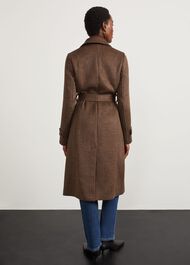 Bromley Check Trench, Brown Multi, hi-res