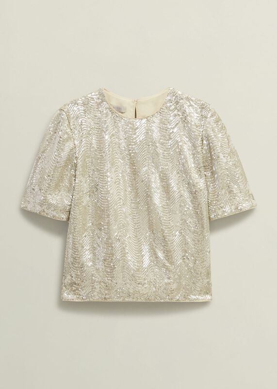 Marlowe Sequin Top