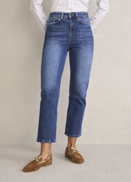 Shea Straight Jeans, Mid Wash, hi-res