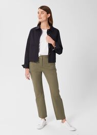 Cynthia Trousers, Khaki, hi-res