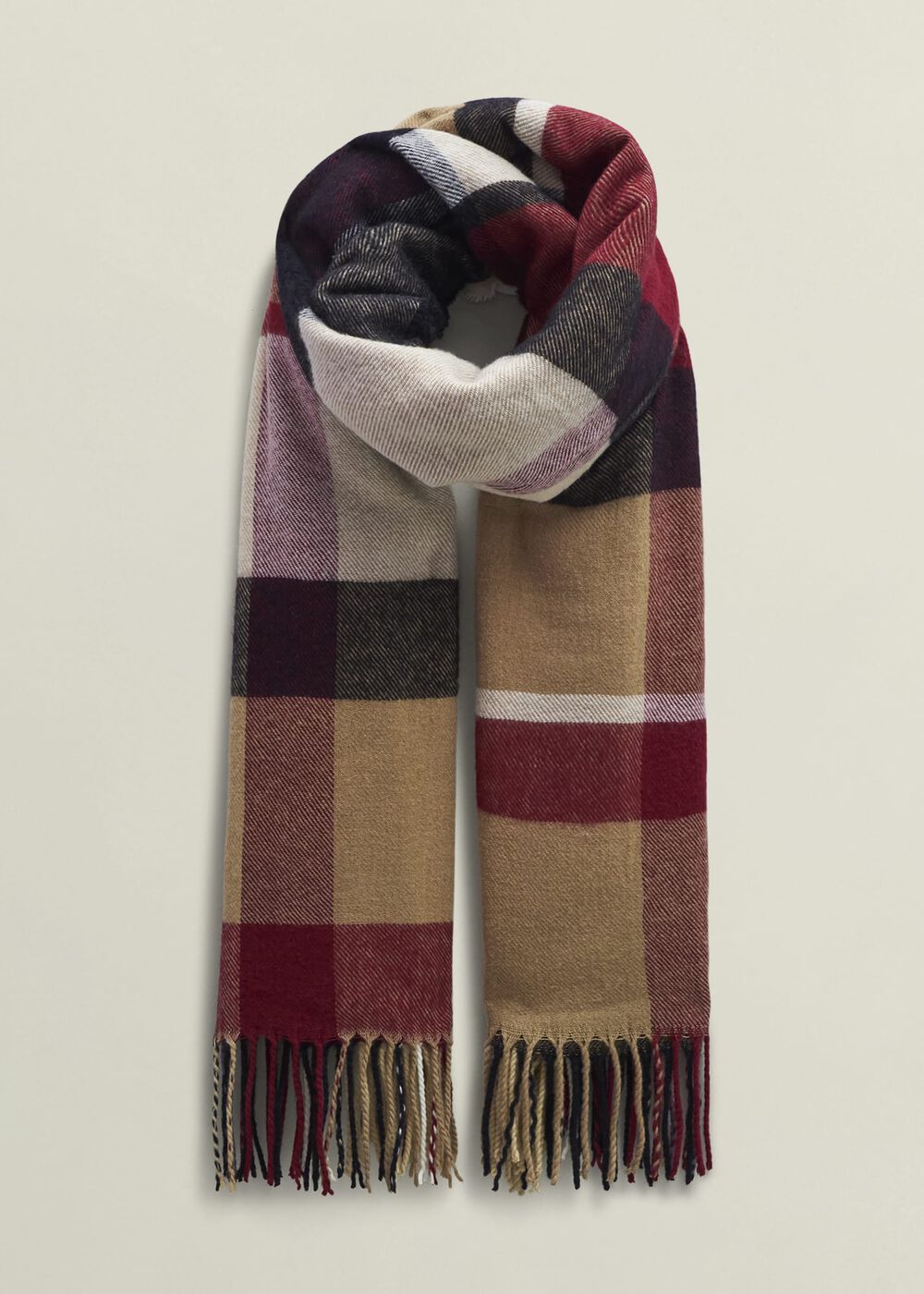 Connie Blanket Scarf, Red Multi, hi-res