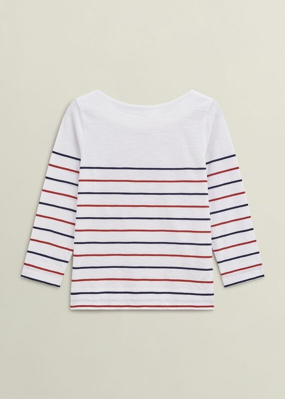 Avia Cotton Slub Striped T-Shirt