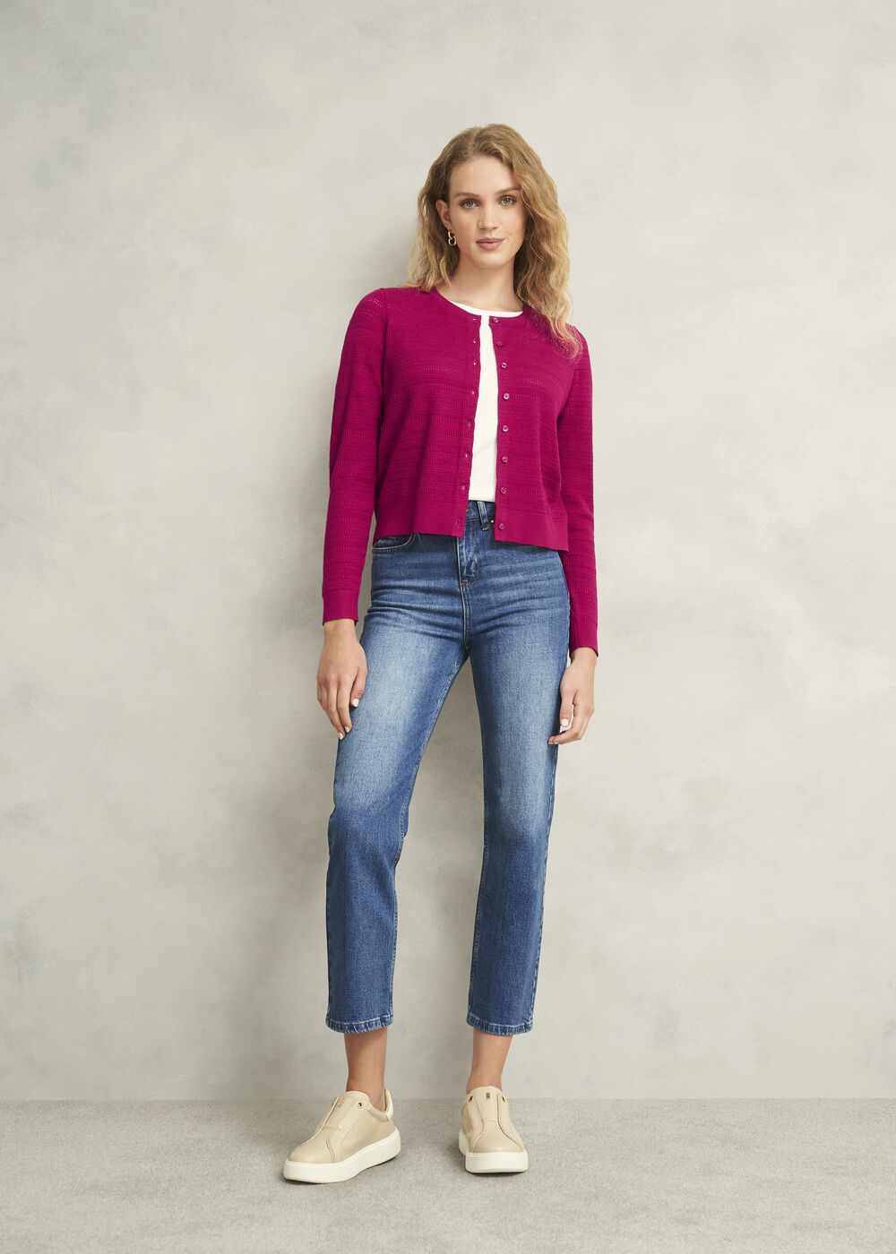 Robin Cardigan, Cerise Pink, hi-res