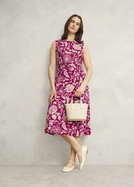 Marylise Jersey Dress, Pink Cream, hi-res
