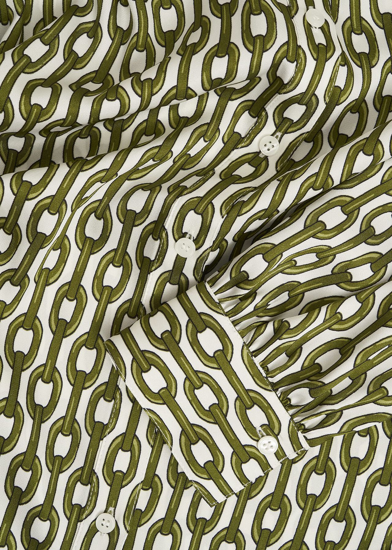 Tallie Shirt, Ivory Green, hi-res