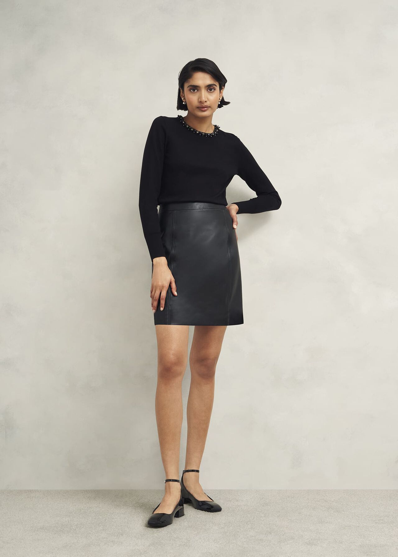 Oakley Beaded Sweater, Black, hi-res