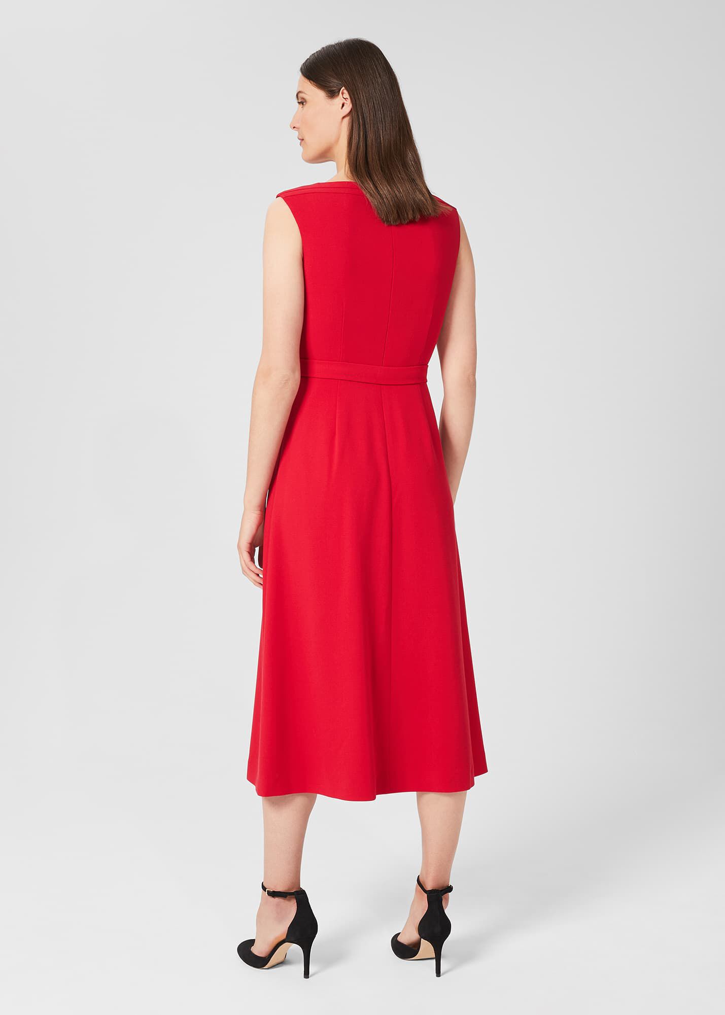 Eloise Crepe Midi Dress | Hobbs US |