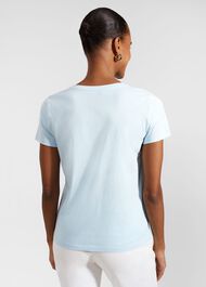 Pixie Cotton T-Shirt, Mineral Blue, hi-res