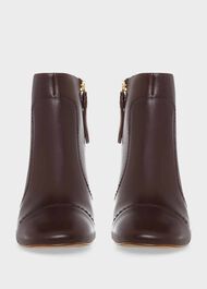 Leila Ankle Boots, Aubergine, hi-res