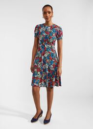 Rima Jersey Dress, Multi, hi-res