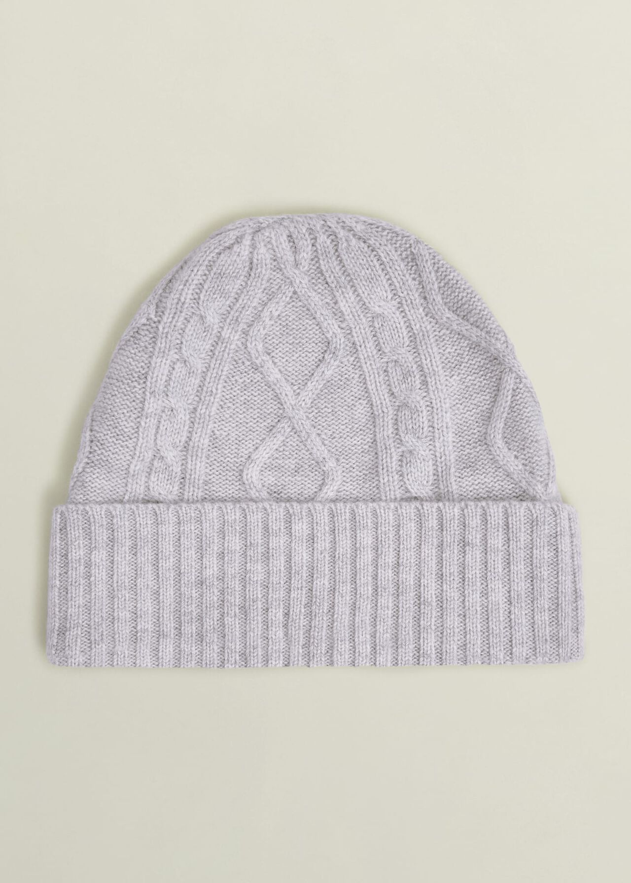 Steph Wool Hat, Pale Grey, hi-res