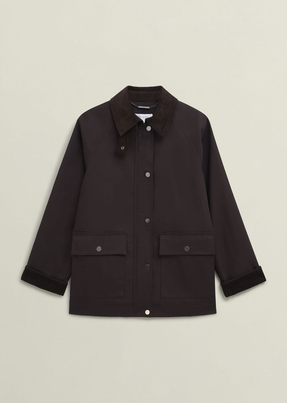 Gabby Barn Jacket, Chocolate, hi-res