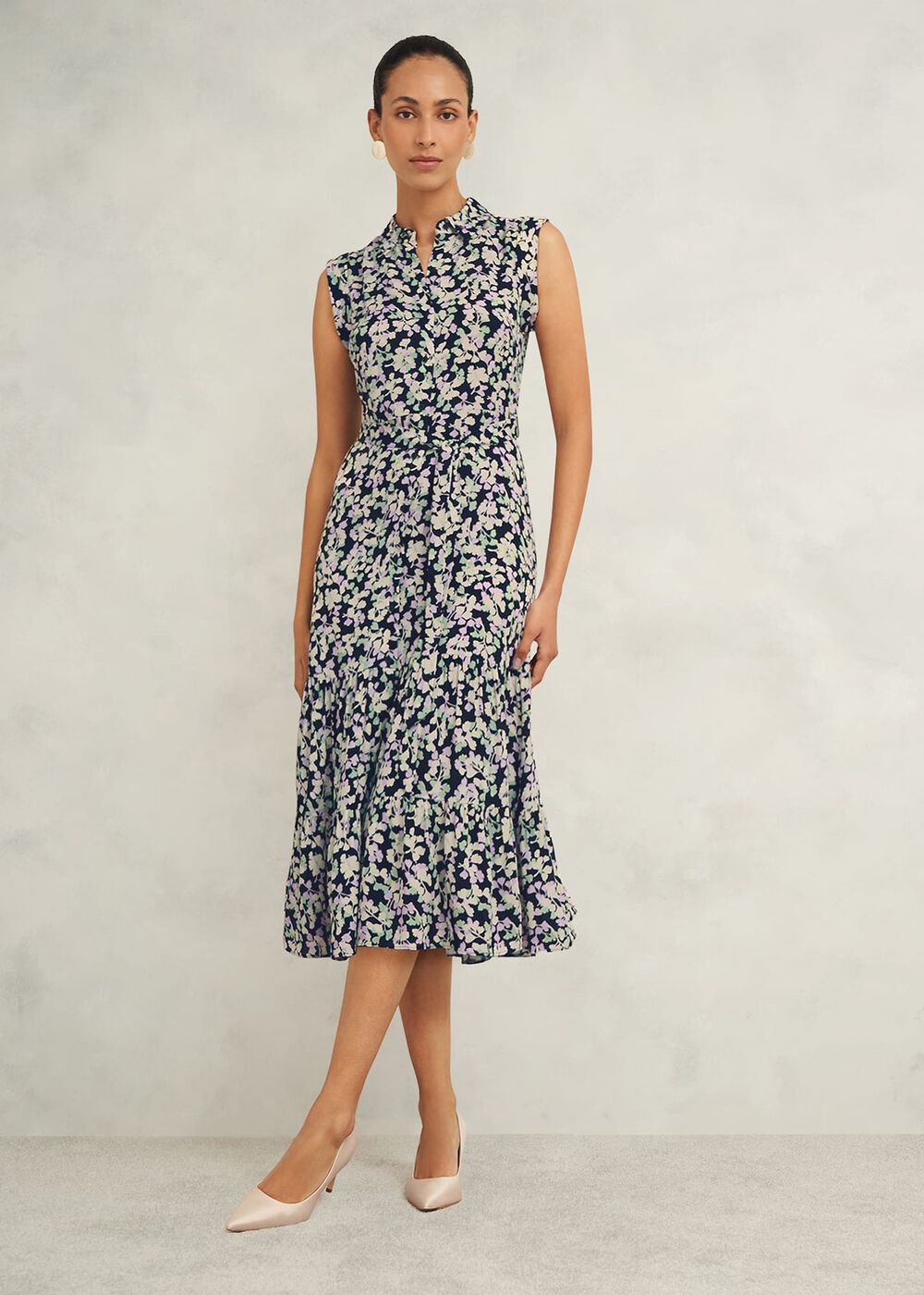 Esme Dress, Navy Multi, hi-res