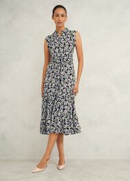 Esme Dress, Navy Multi, hi-res