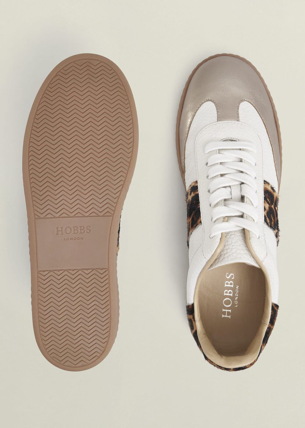 Etta Sneakers, Ivory Leopard, hi-res
