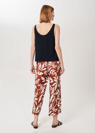 Lauren Printed Trousers, Brandysnap Ivry, hi-res
