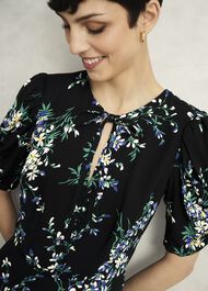Blenheim Tea Dress, Black Multi, hi-res