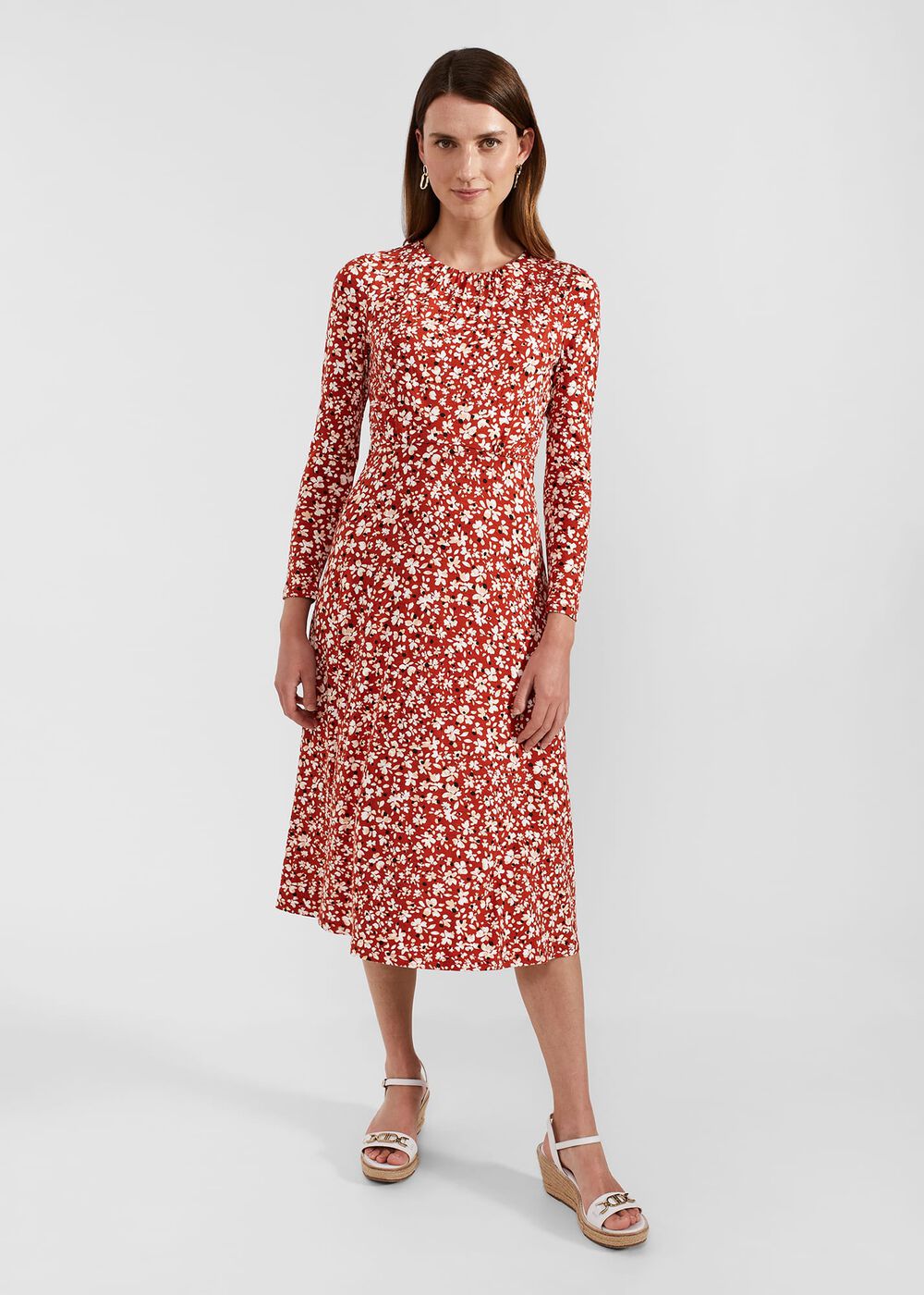 Sian Jersey Dress, Sienna Multi, hi-res