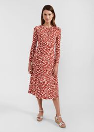 Sian Jersey Dress, Sienna Multi, hi-res