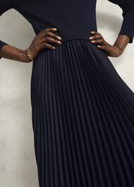 Petite Lucinda Dress, Hobbs Navy, hi-res